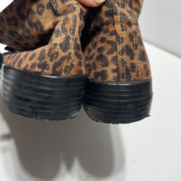 Sixtyseven - leopard with black trim high top sneakers - Size 36 US 5.5-6 - Picture 9 of 10